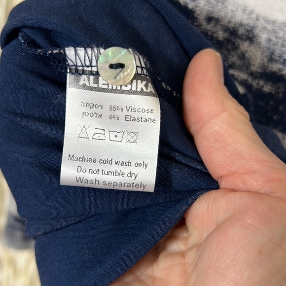 Alembika Cloud Crop Cardy Jacket Navy Size 5 - Picture 8 of 16